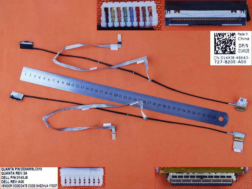 LCD flex kabel pro notebook Dell Inspiron 7000 Series 7557 7559 4K, 30PIN, verze 2