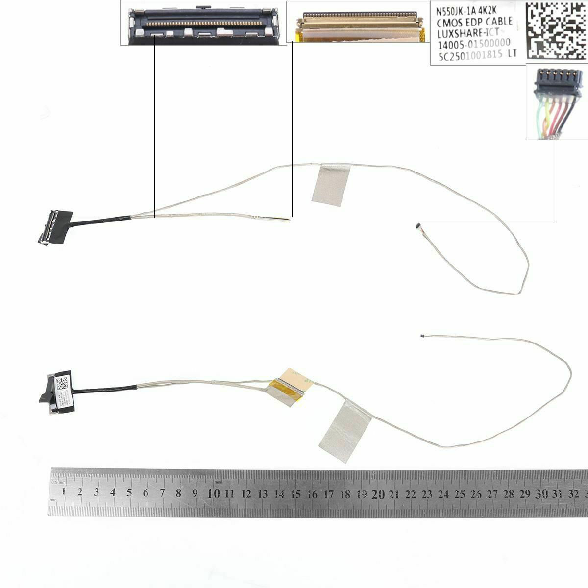 LCD flex kabel pro notebook Asus N550jk-1a n550l G550JK g550j, verze 1