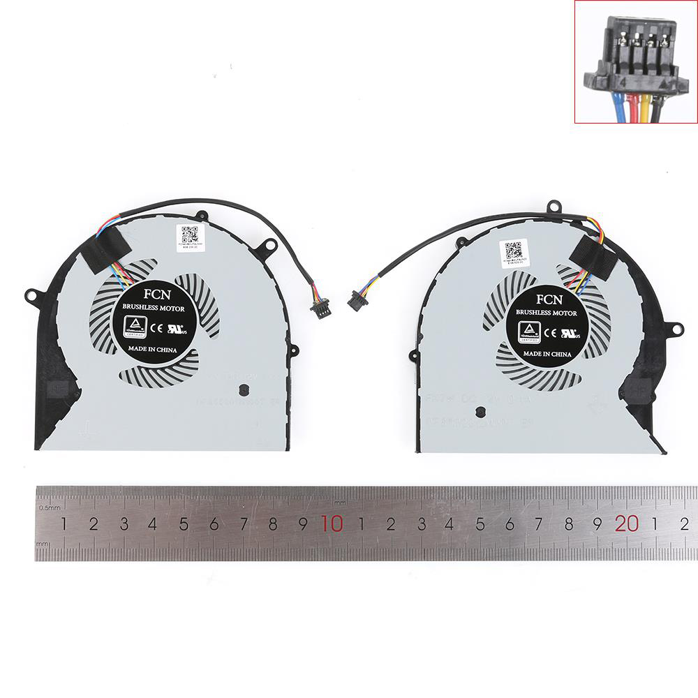 Ventilátory chlazení pro Asus GL503VM FX63VM pro CPU + GPU, verze 1