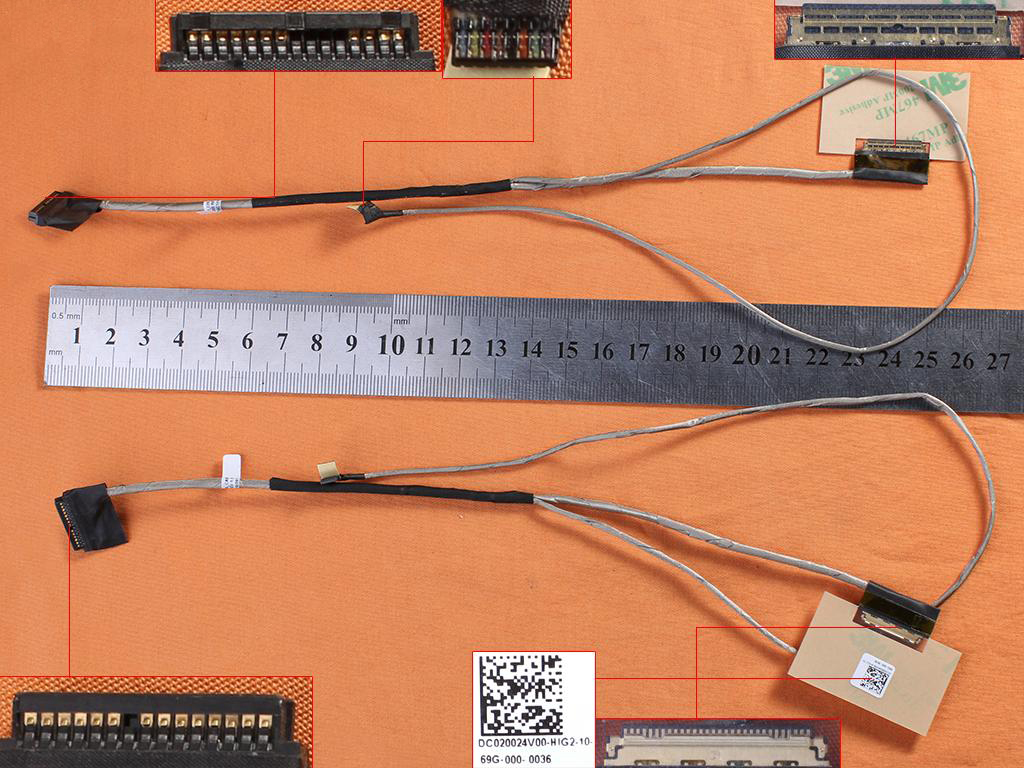 LCD flex kabel pro notebooky Lenovo Z41 Z51 Z41-70 Z51-70, verze 3