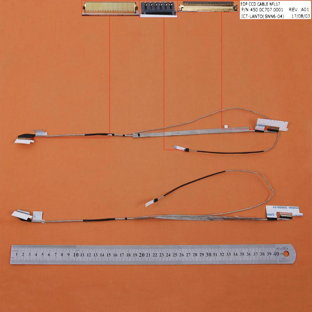 LCD flex kabel pro notebooky HP 17-AK 17-AK014NA 17-BS051 17-BS067CL, verze 1