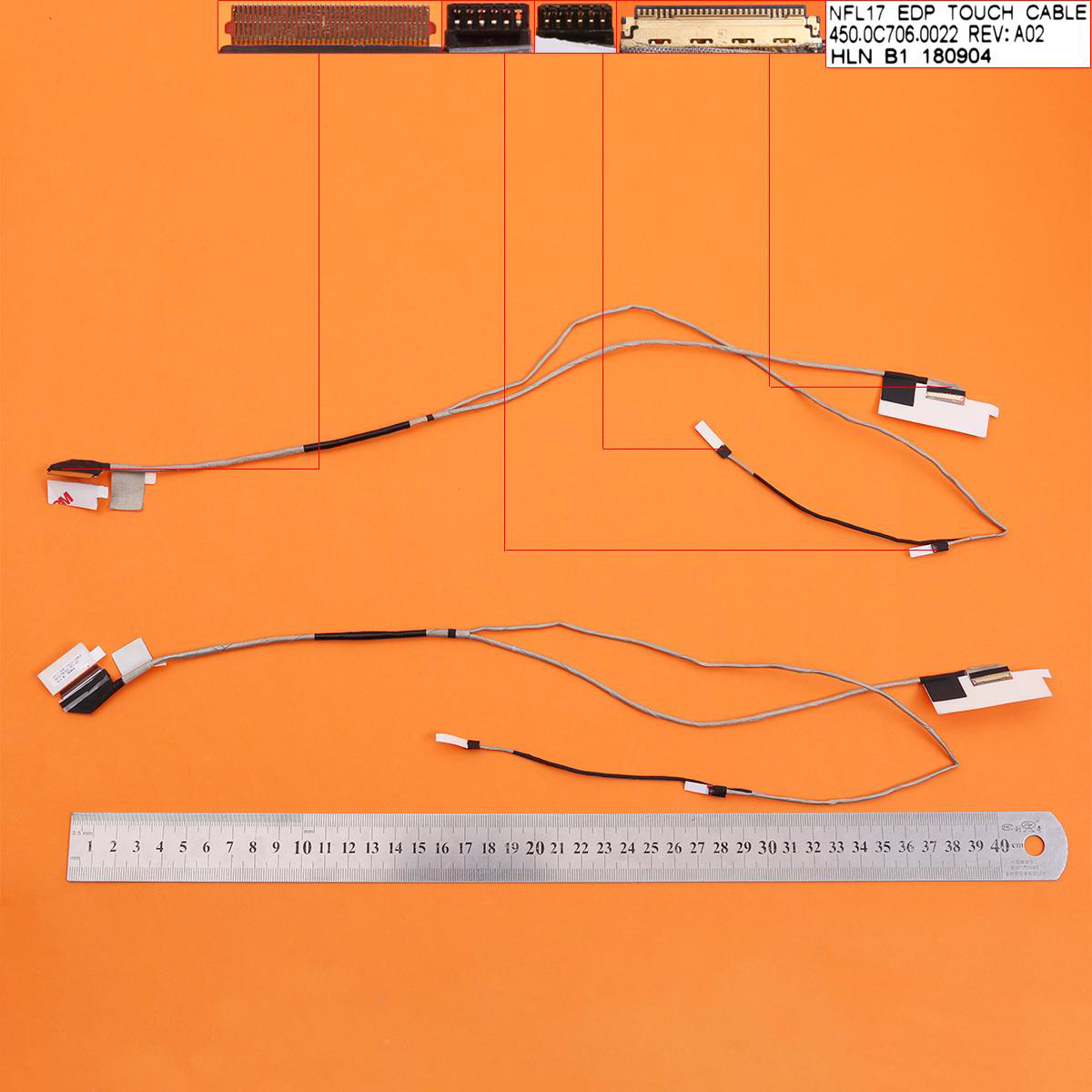 LCD flex kabel pro notebooky HP 17-bs 17-ak 17-Bs006ds 17-BS032ds, verze 2