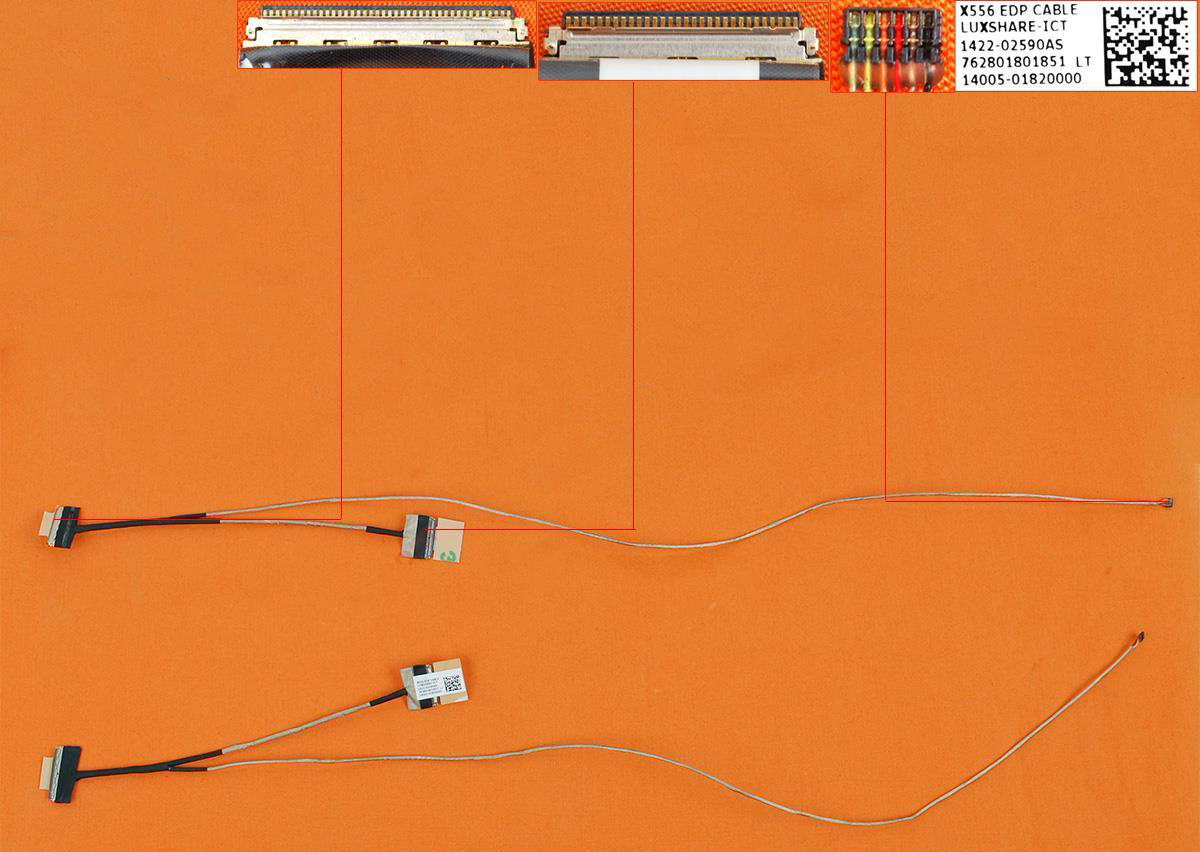 LCD flex kabel pro notebook Asus X556 A556U X556UJ X556UR F556U F556UA FL5900U, verze 1