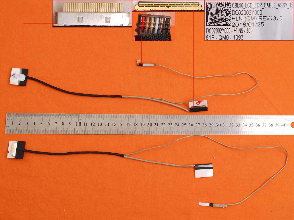 LCD flex kabel pro notebooky HP 15-BS 15-BW 15T-BR 15Z-BW, verze 2