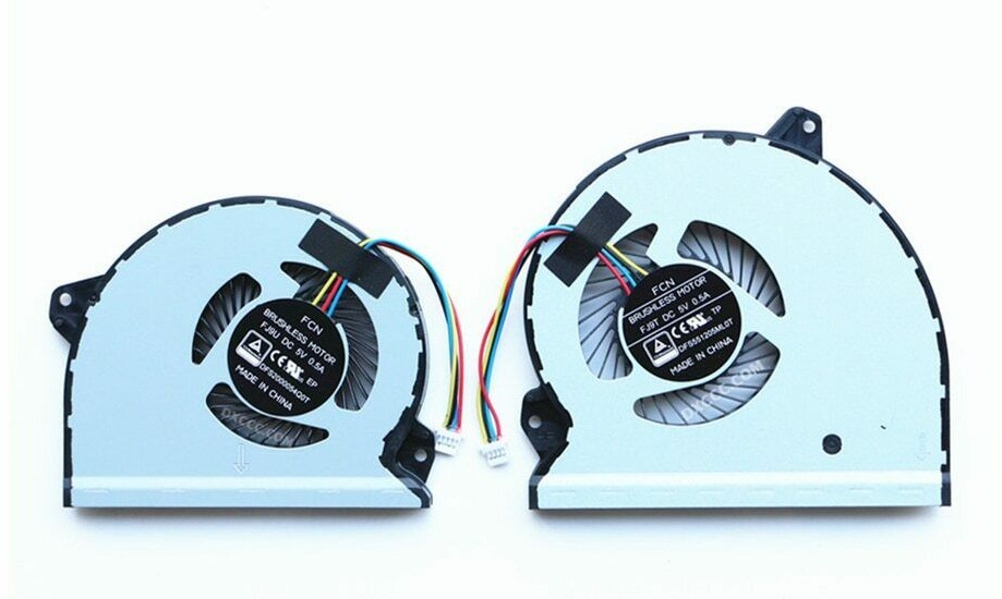 Ventilátory pro Asus ROG Strix GL702 GL702VM GL702 S7VM GL702VMK , CPU + GPU