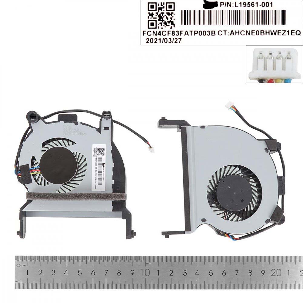 Ventilátor chlazení HP Elitedesk 800 G3 405 G4 705 G5 800 G4