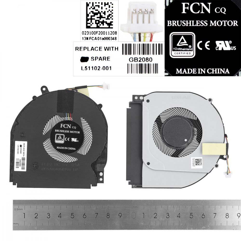 Nový ventilátor chlazení HP Pavilion x360 - 14-dh