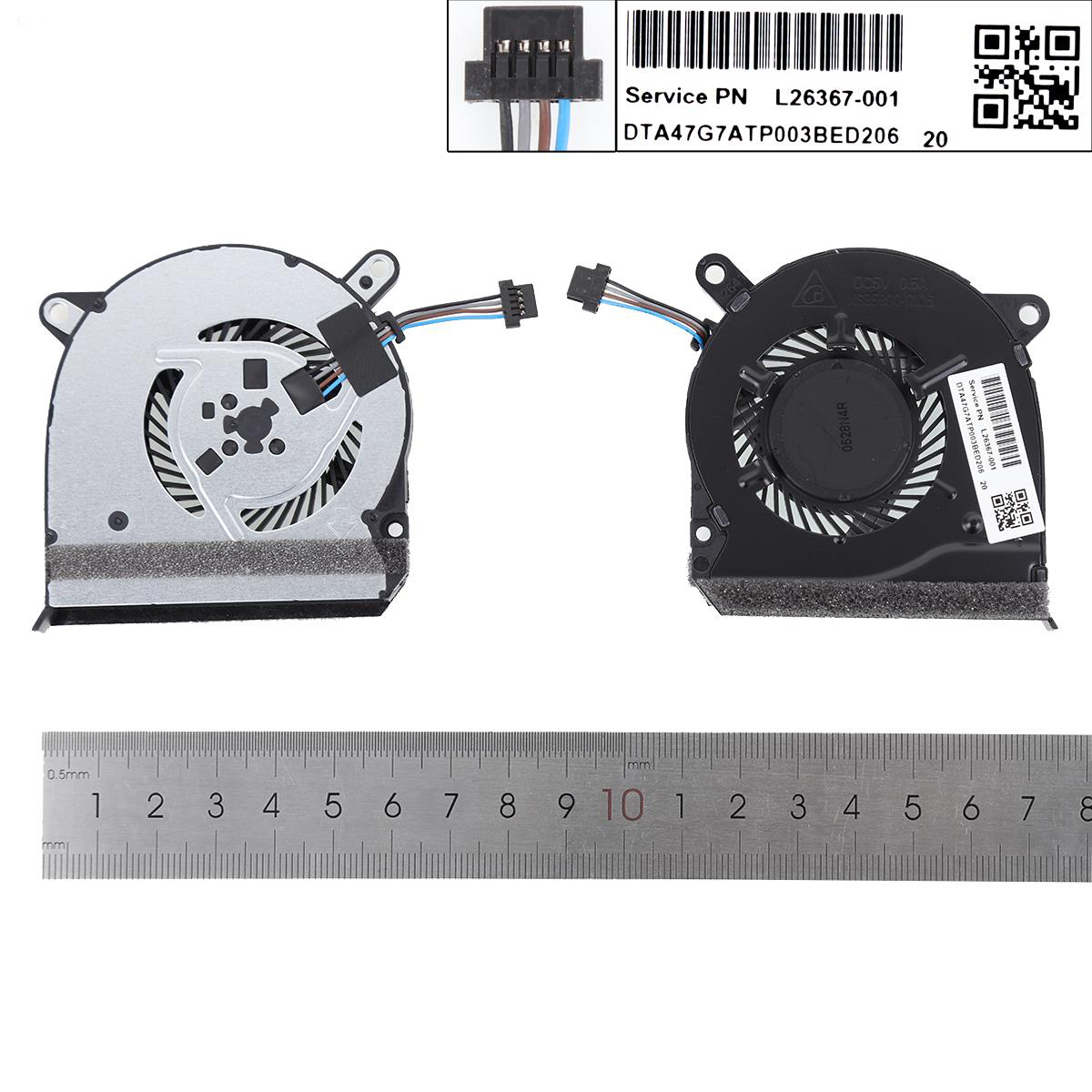 Ventilátor chlazení HP Pavilion 14-CE, samostatná grafická karta