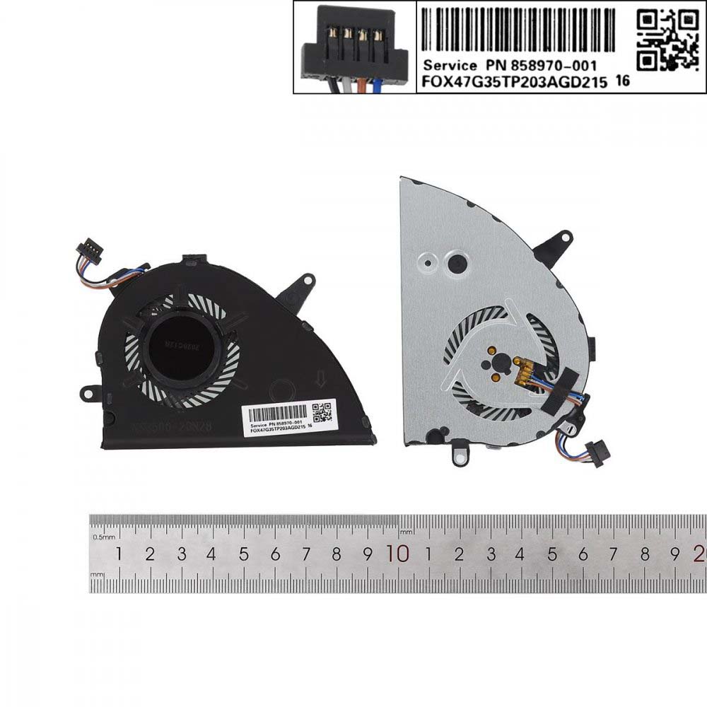 Ventilátor chlazení pro HP Pavilion 15-cw 15-cs L25584-001  - integrovaná grafická karta