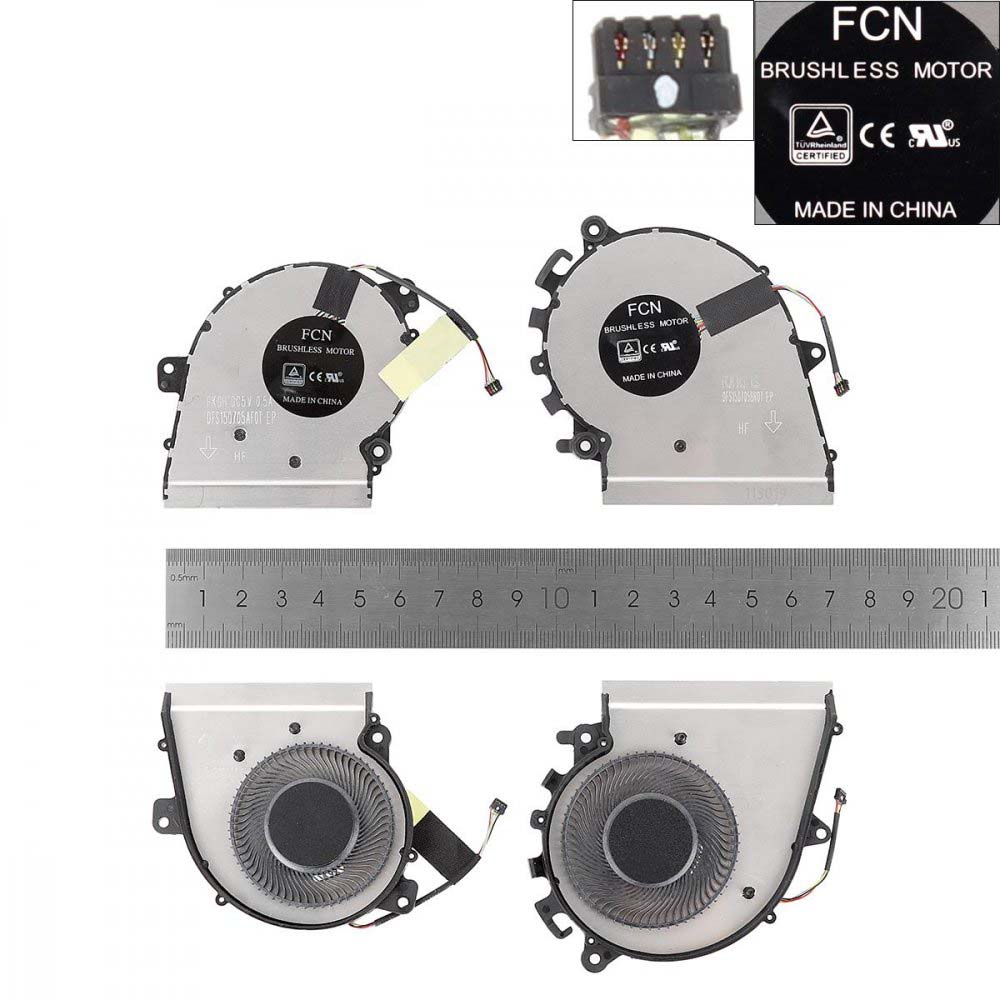 Ventilátor chlazení pro Lenovo Yoga 530-14IKB 530-14ARR