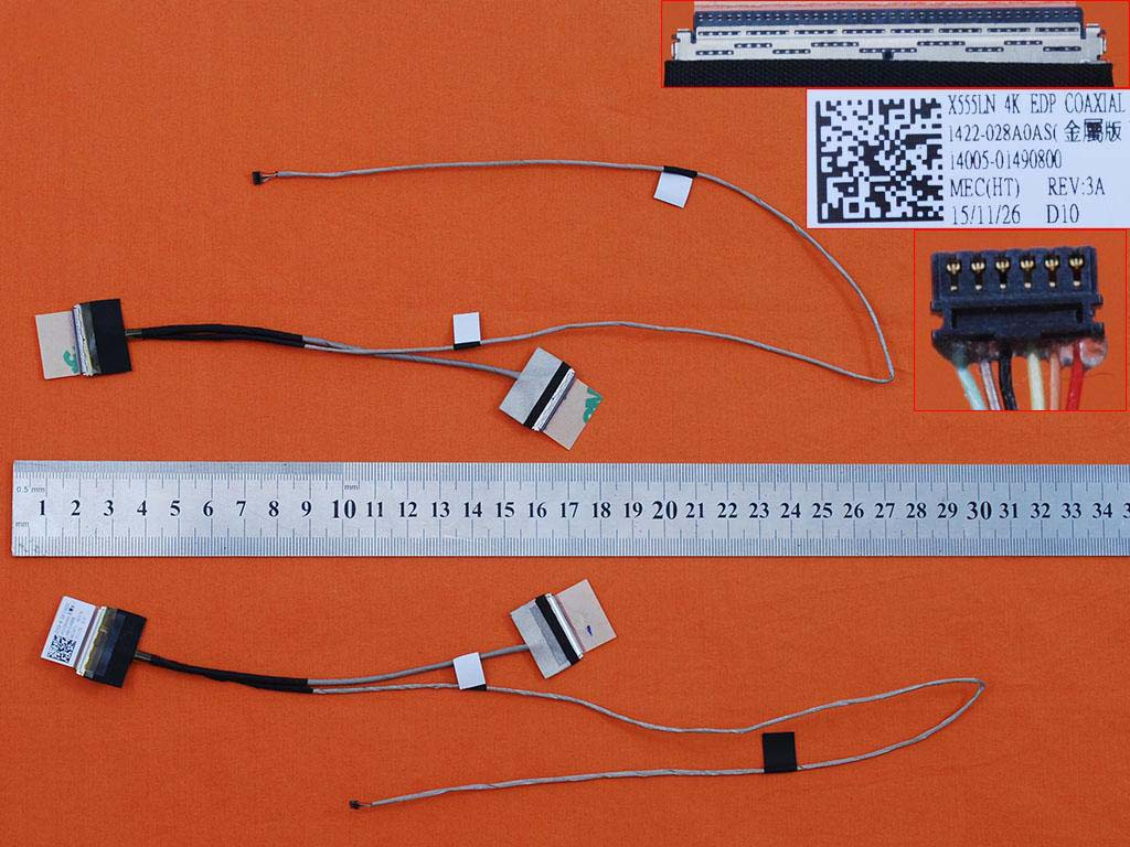 LCD flex kabel pro notebook LCD flex kabel pro notebooky Asus X555 X555LN VM590L FL5800L, verze 5