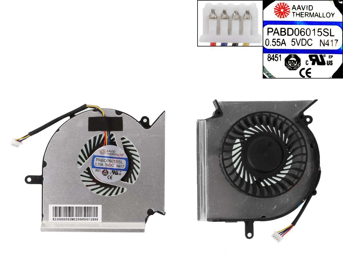 Ventilátor chlazení pro MSI GE63VR MS-16P1 GE73VR MS-17C1 - CPU