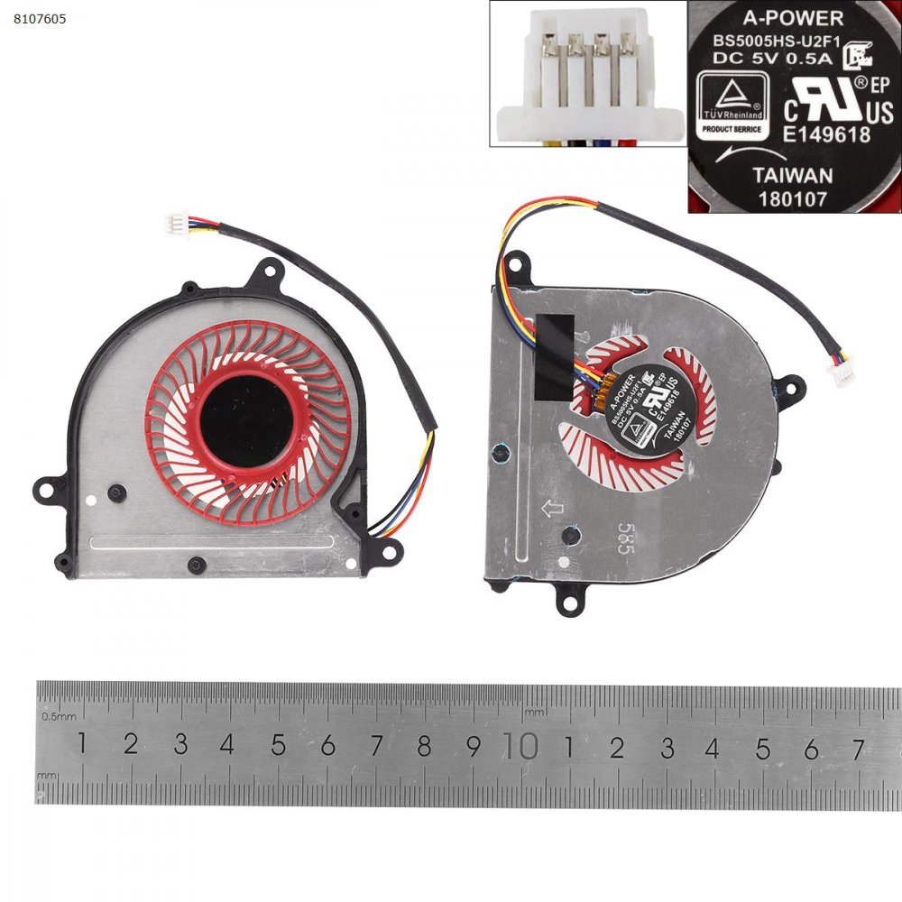 Ventilátor chlazení pro MSI S1-01 PE42 PS42 14B1 14B2