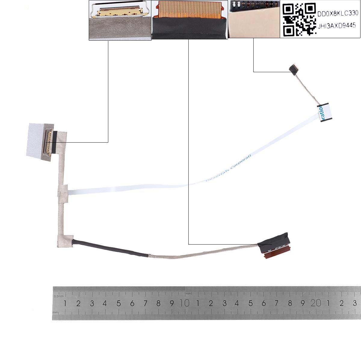 LCD flex kabel pro notebooky 450 G6 455R G6 455 G6, verze 2