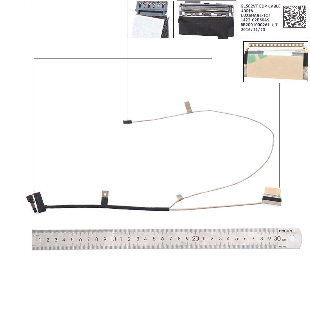 LCD flex kabel pro notebook Asus GL502 GL502VT GL502VS GL502VM GL502VY/V, verze 2