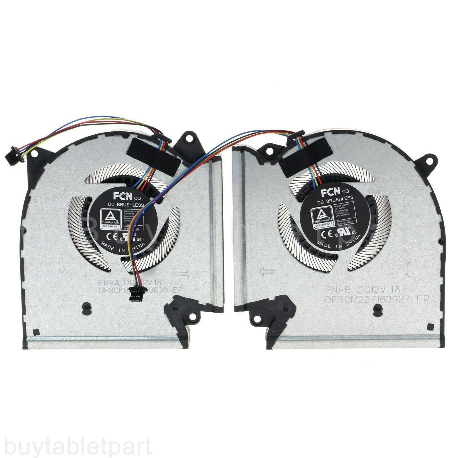 Ventilátory pro Asus ROG Strix SCAR G533QS G513QR G713QR G733QS , CPU + GPU