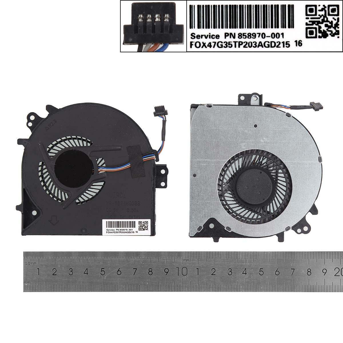 Ventilátor chlazení pro HP Probook 450 455 470 G5 450G5