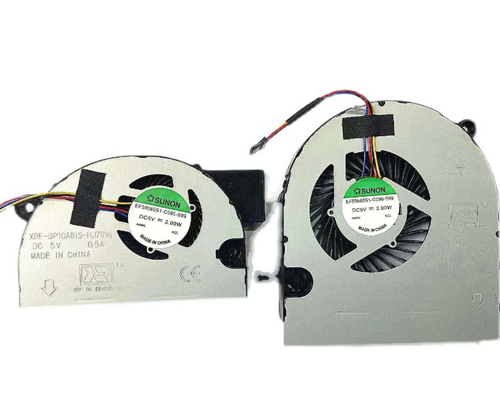 Ventilátory chlazení pro Acer Aspire VN7-791G, verze 2