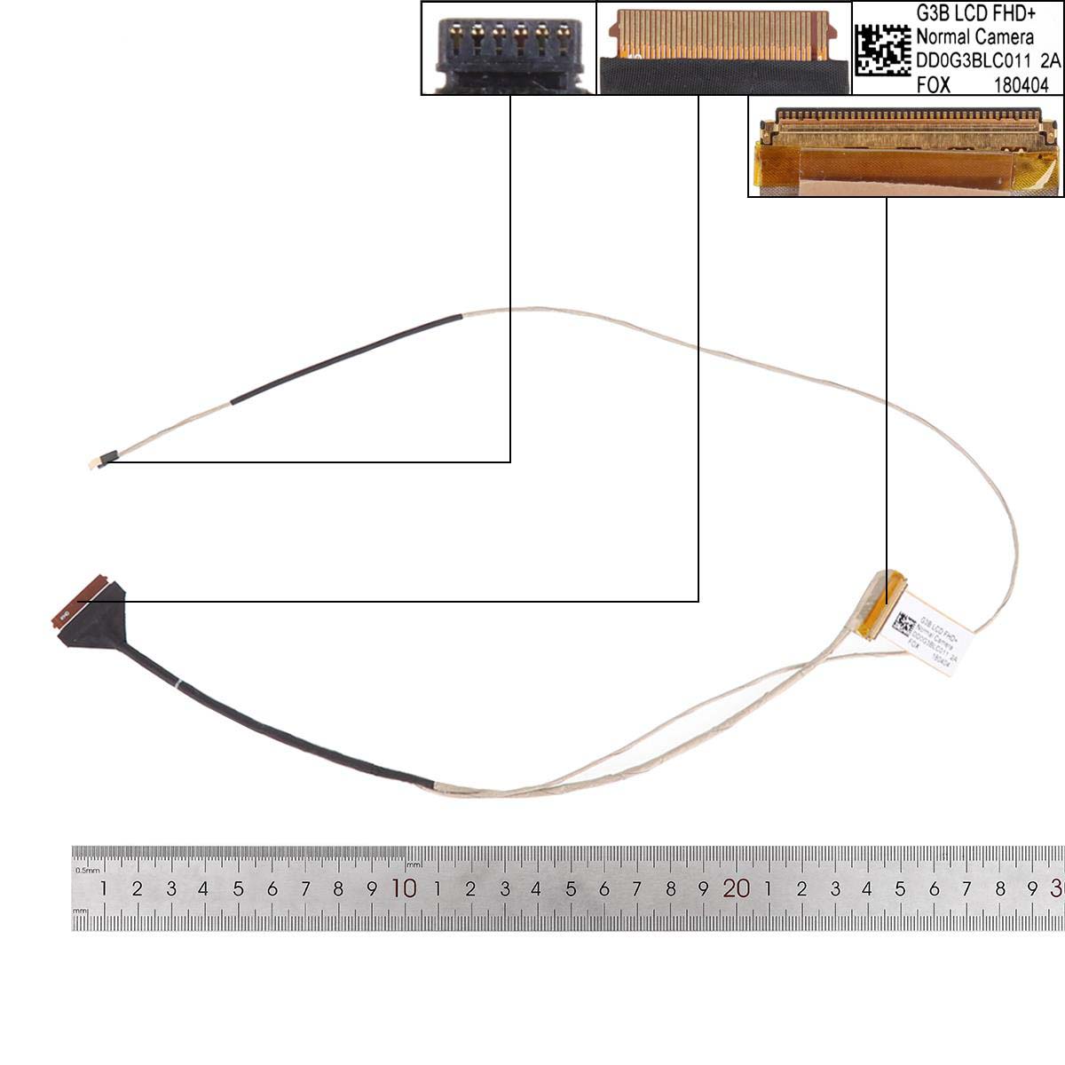LCD flex kabel pro notebooky HP 17-AN 15-ce TPN-Q195 , verze 1