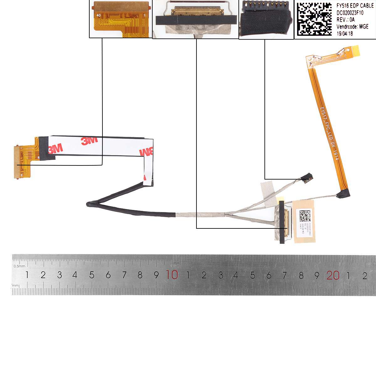 LCD flex kabel pro notebooky Lenovo Legion Y530-15ICH Y7000-15 , verze 2