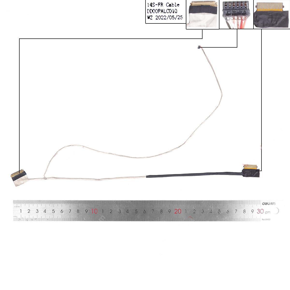 LCD flex kabel pro notebooky HP 14S-DQ 14S-FQ 14-DQ , verze 1
