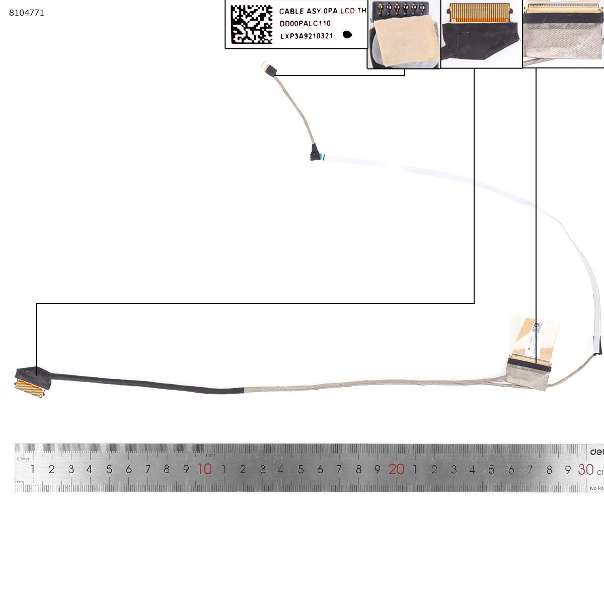 LCD flex kabel pro notebooky HP 14s-fr 14S-FQ 14-dq 14-DR tpn-q221 , verze 2
