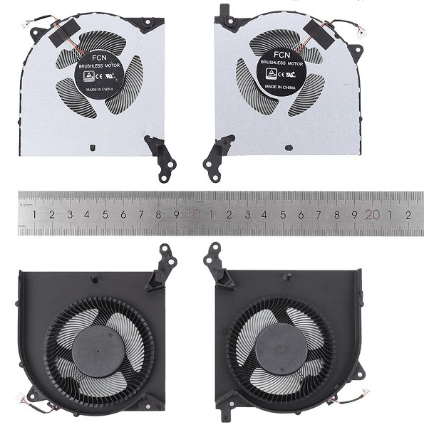 Ventilátor chlazení LENOVO Legion Y7000 Y7000P R7000 R7000P 2020, GPU + CPU, 12V, verze 4