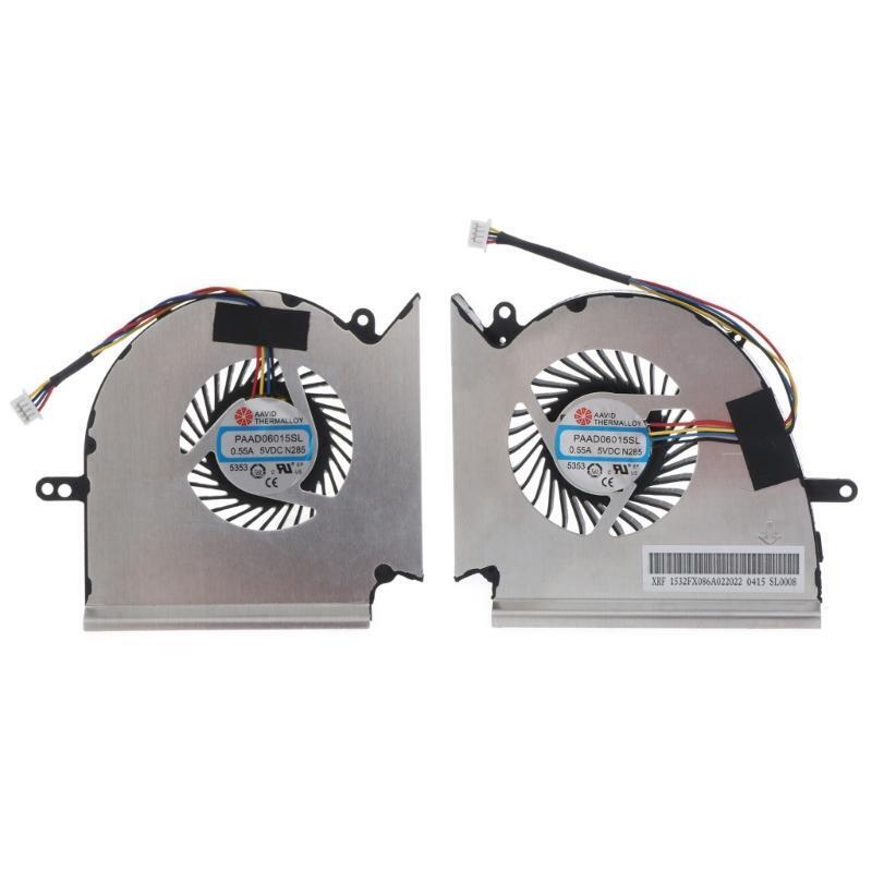 Ventilátory chlazení pro MSI GE75 Raider GP75 GL75 WE75 VR MS-17E2/E4/E5/E7 , CPU a GPU