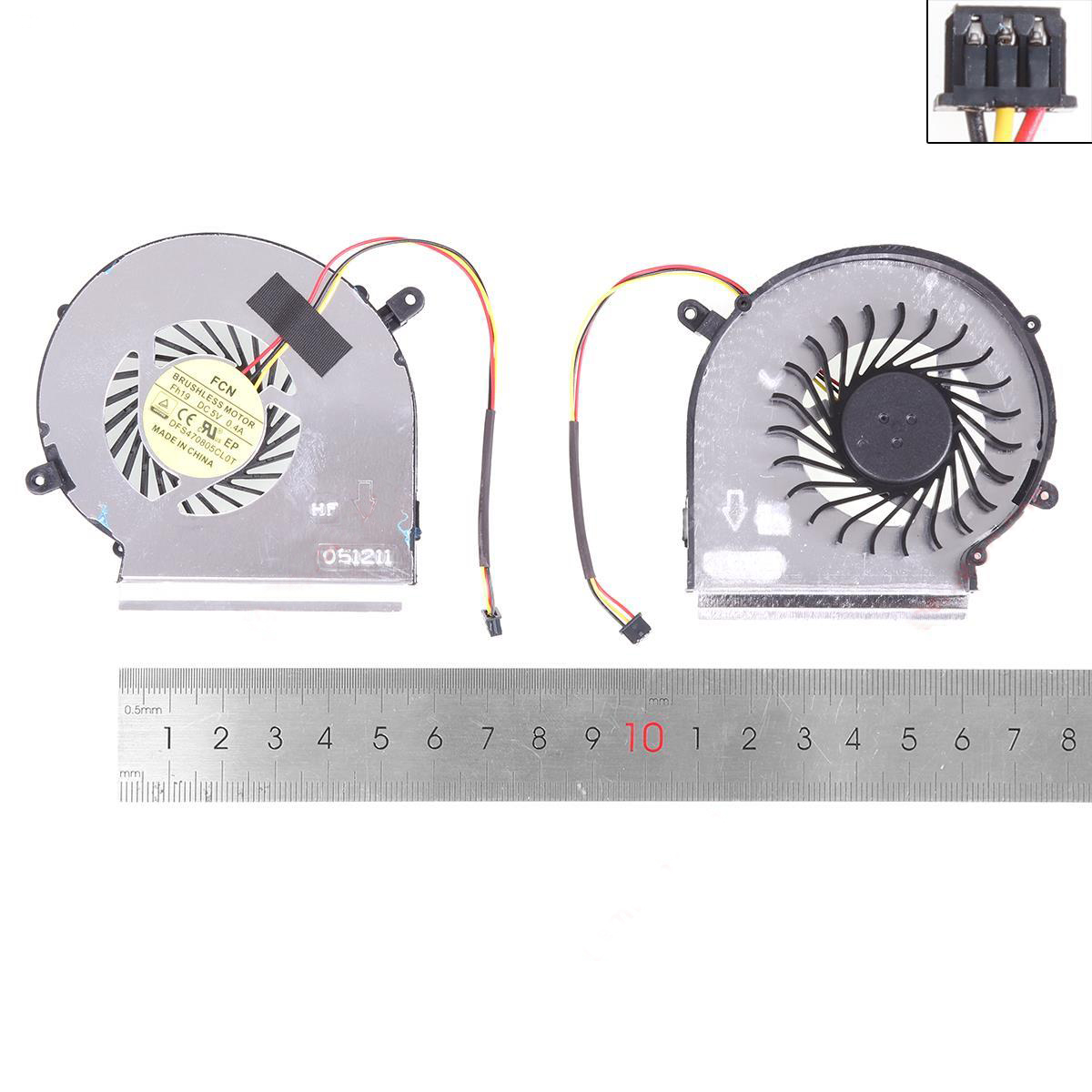 Ventilátor chlazení pro MSI GE62 GE72 GL62 GL72 PE60, 3PIN, GPU, verze 1 (2 )