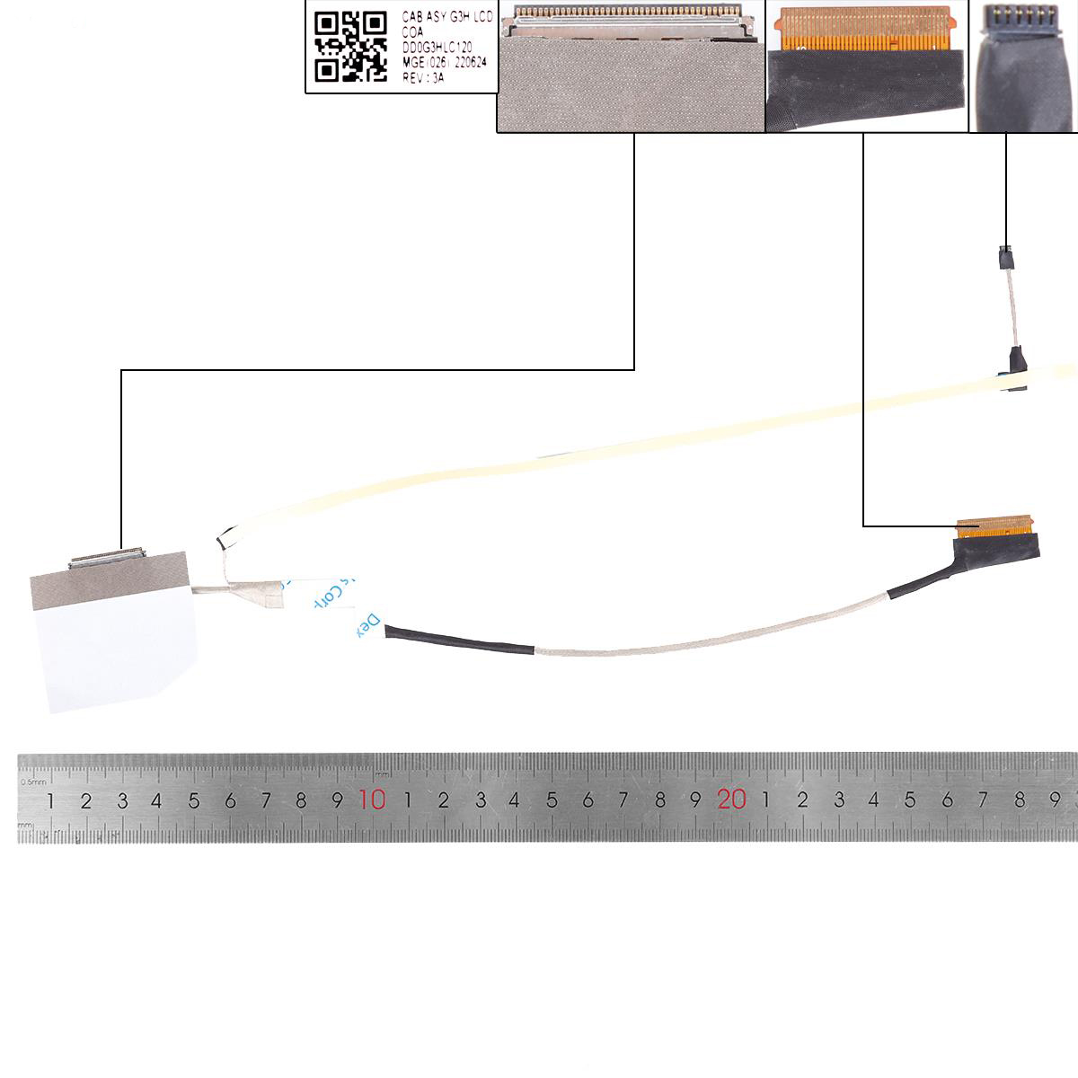 LCD flex kabel pro notebooky HP Pavilion 15-EC 15-EC2021NR 15-EC0001CA
