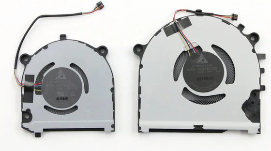 Ventilátory chlazení Lenovo ThinkBook 13s-IWL 13s-IML K3-IWL S540-13IWL, CPU + GPU