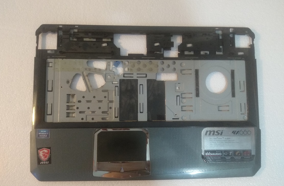 Plastový díl - Palmrest MSI GX660