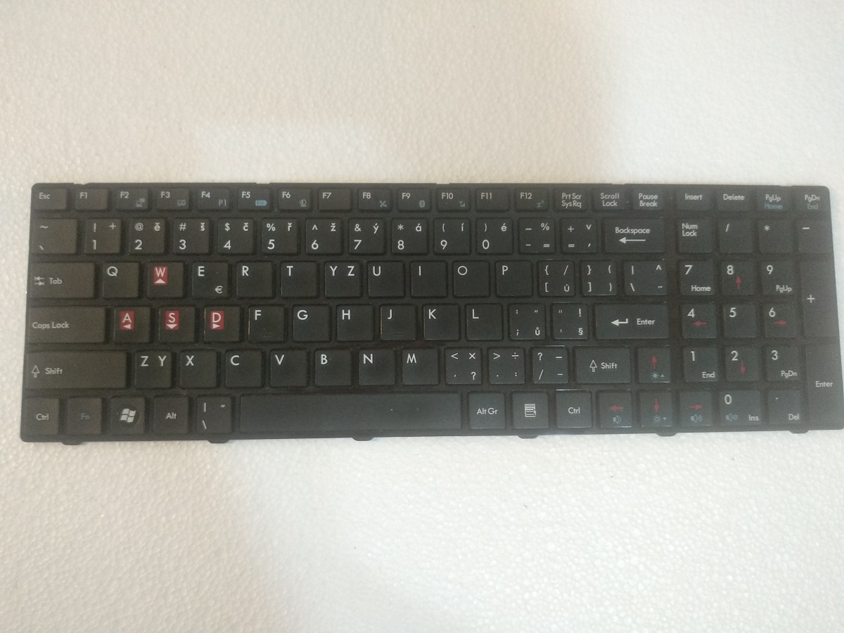 Klávesnice MSI GT660 GX660 GT660 A6200 CR620 CR61 MS16GB MS16GA GX60 CX70 CX61 - CZ 
