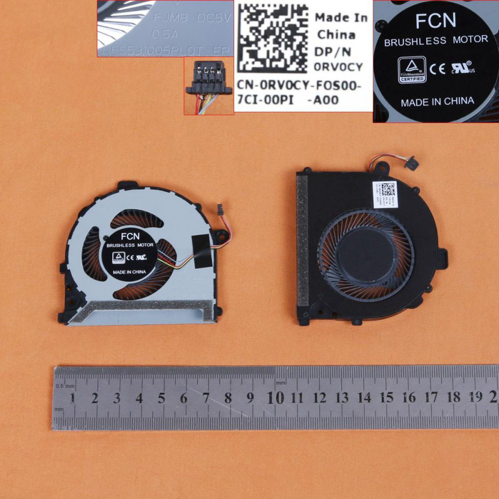 Ventilátor chlazení pro Dell Vostro 14 5471 13 5370 14-5471 13-5370