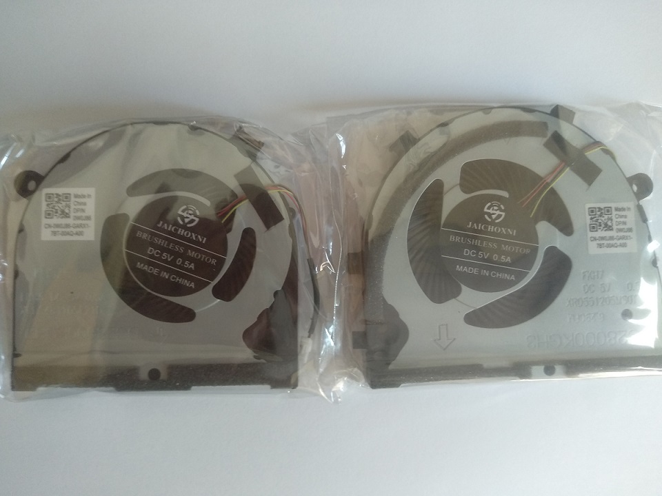 Ventilátory chlazení pro Dell Inspiron Game G3 G3-3579 G3 3579 3779, CPU a GPU