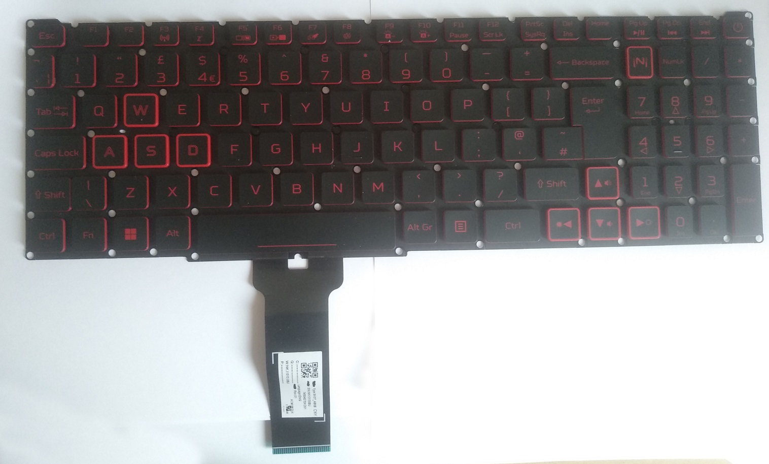 Klávesnice Acer Helios 300 PH315-52 , klávesnice je s podsvícením