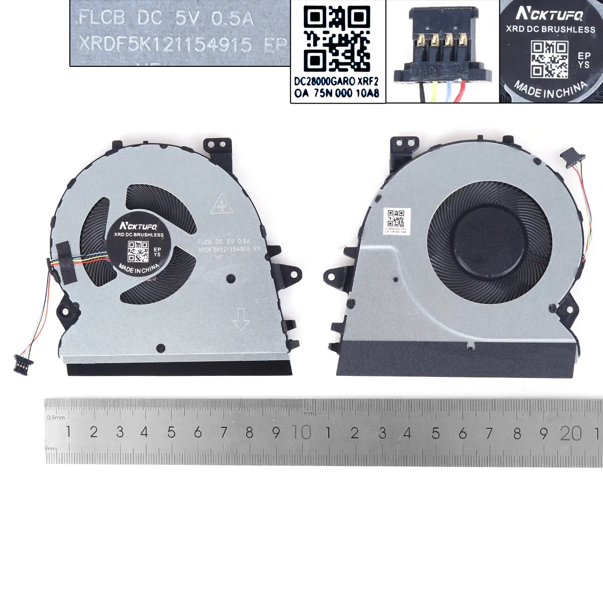 Ventilátor chlazení pro Asus UX431FA UX431FL UX431FN UM431DA BX431FA S4500F U4500F