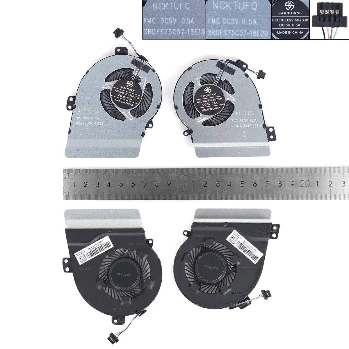 Nové ventilátory chlazení HP TPN-Q208 15-CS , pro CPU + GPU , verze 1