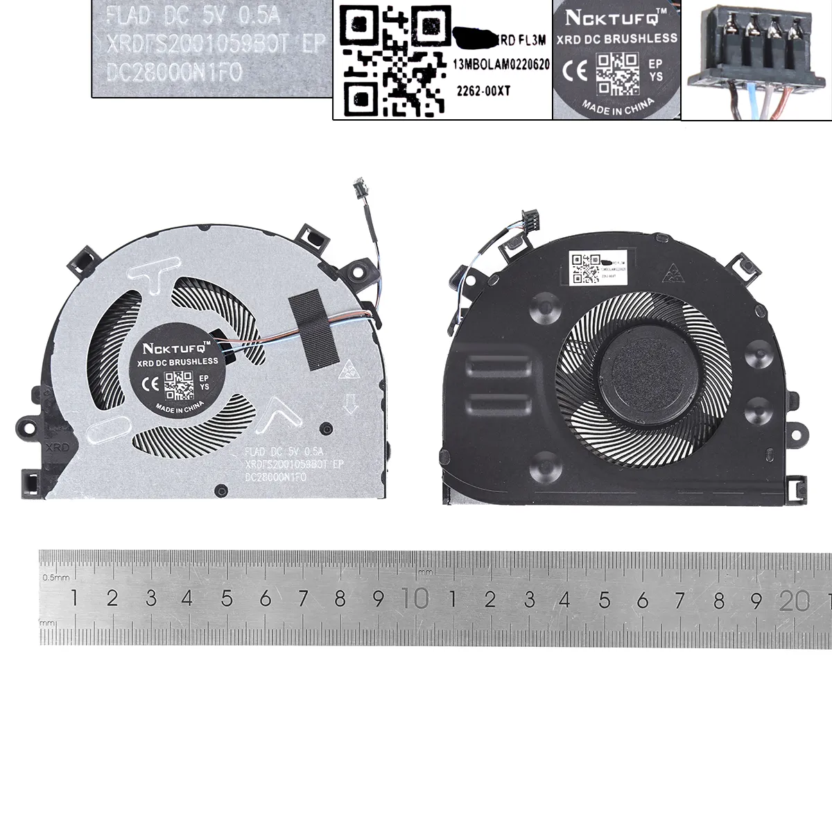 Ventilátor chlazení pro Lenovo IdeaPad S340-14 S340-14IIL S340-14API S340-14IWL S340-14IML (2019) 