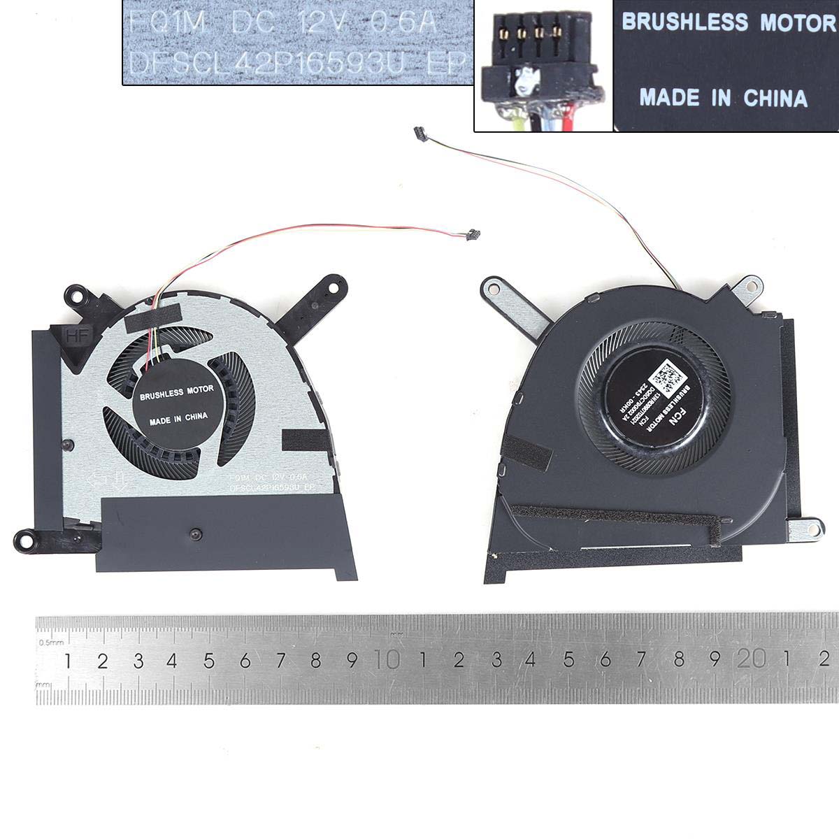 Ventilátor chlazení pro Asus TUF Dash 15 FX517 FX517ZC FX517ZM FX517ZR FX517ZR-F15 , 12V , pro grafickou kartu / GPU