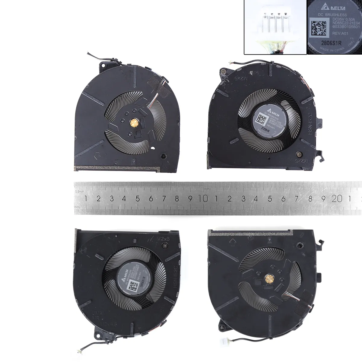 Ventilátory chlazení pro HP ZBook Studio 16, CPU + GPU