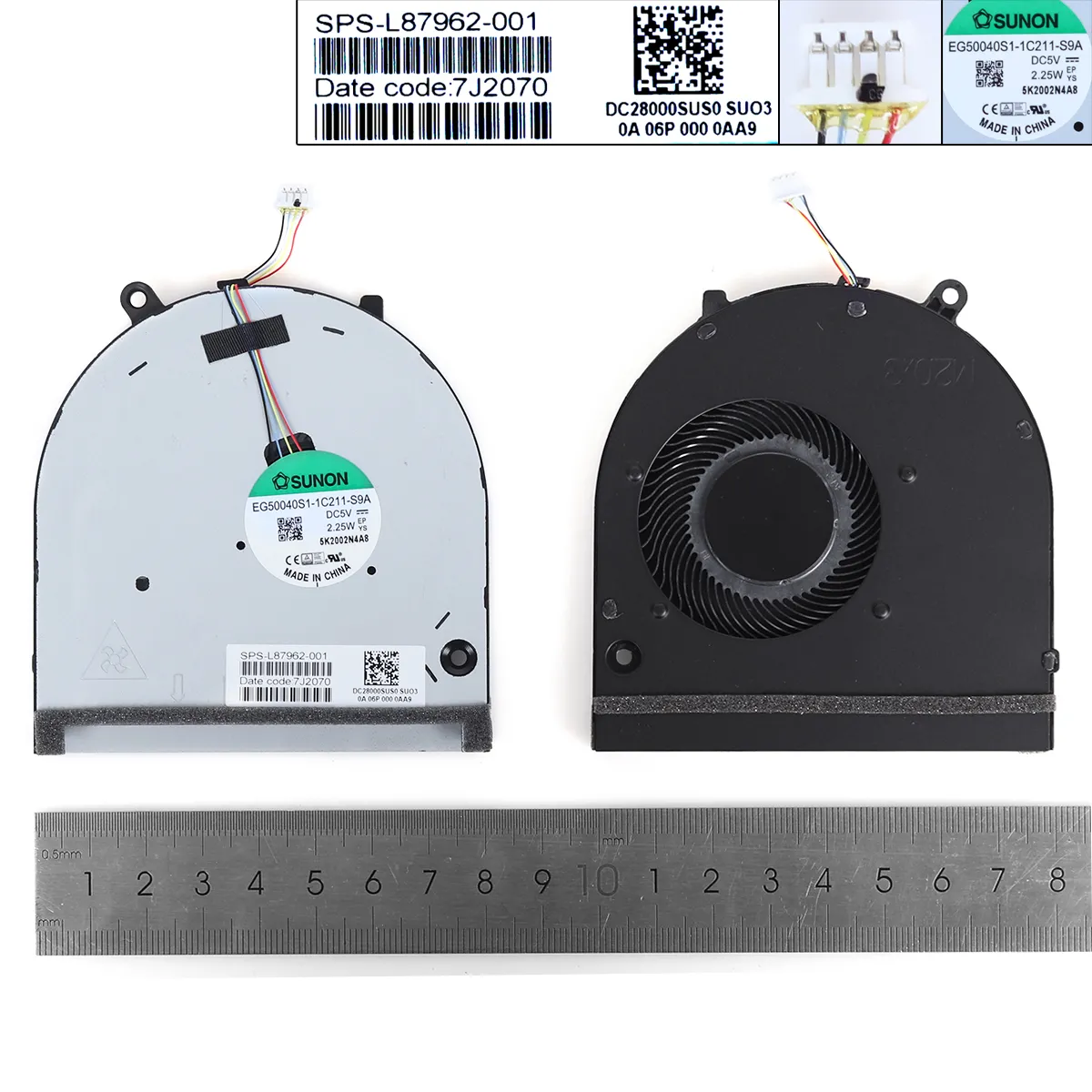 Ventilátor chlazení HP Envy 17-cg 17m-cg , pro GPU