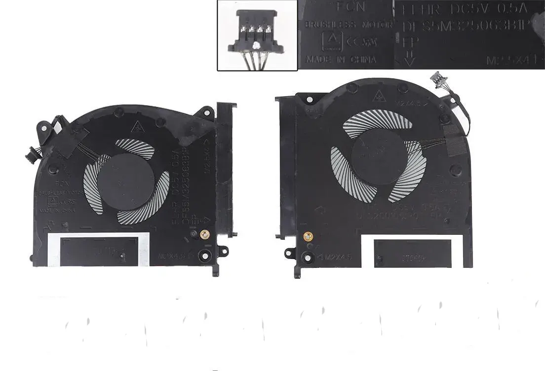 Ventilátory chlazení pro Dell Alienware M15 R2, DC5V, pro CPU + GPU