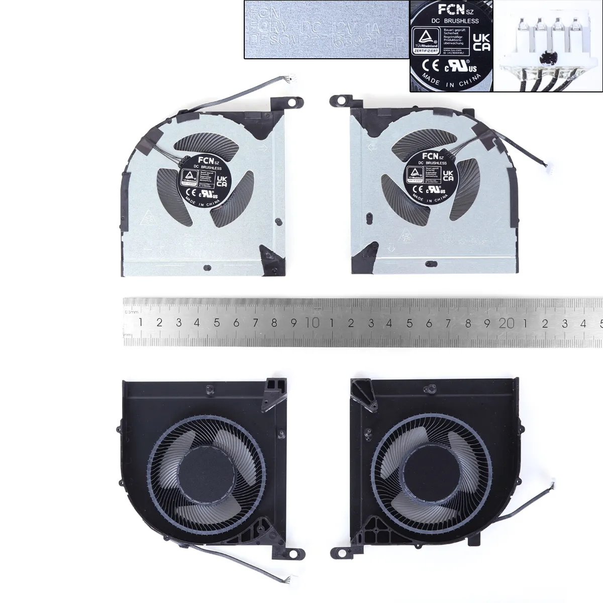 Ventilátory chlazení pro Lenovo Legion Slim 5 16APH8 Y7000P , CPU + GPU , verze 1