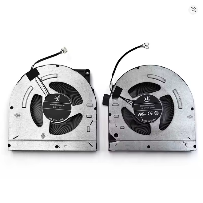 Ventilátory chlazení pro Lenovo Lenovo GeekPro G5000 2024 LOQ 15ARP9, DC12V, verze 1, CPU + GPU