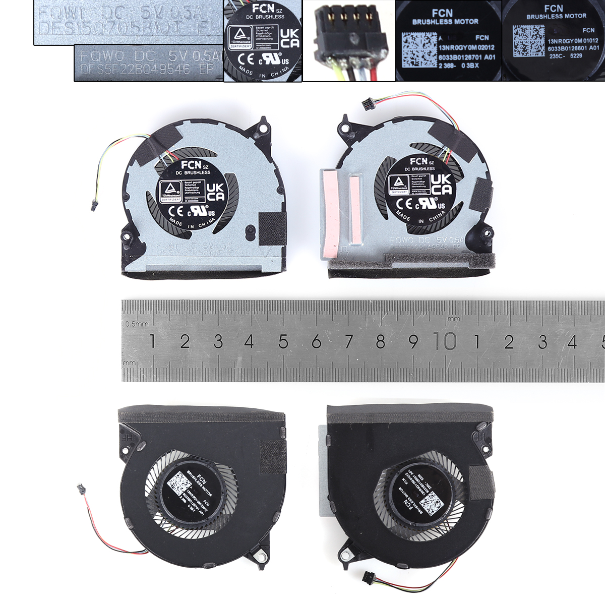 Ventilátory chlazení pro  ASUS ROG Ally, přenosnou herní konzoli, CPU + GPU, verze 1