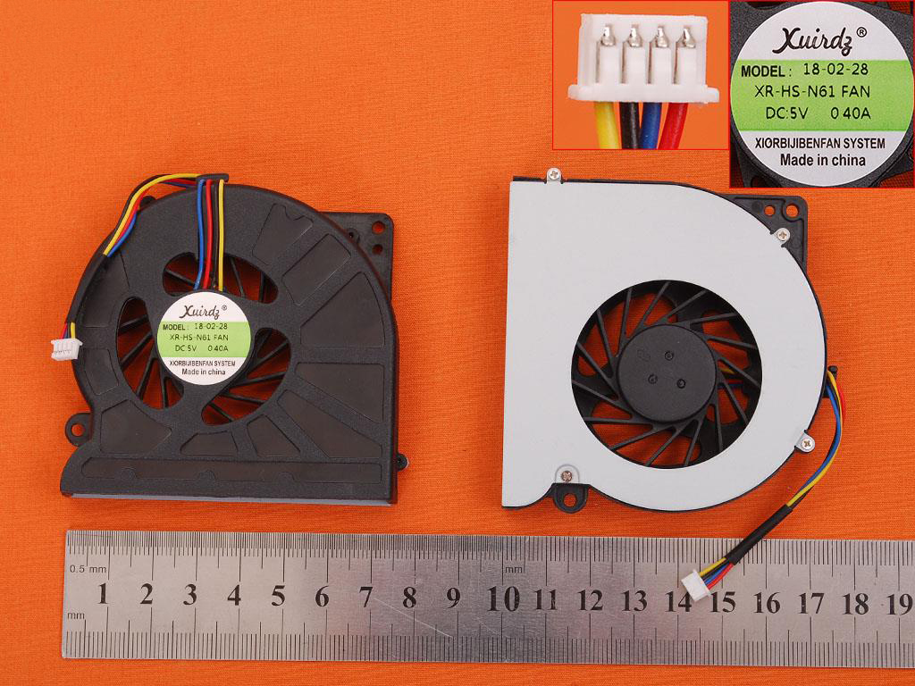 Ventilátor chlazení pro Asus N61 N61J N61JV N61JQ K52 K52F A52F A52JK A52 N64X