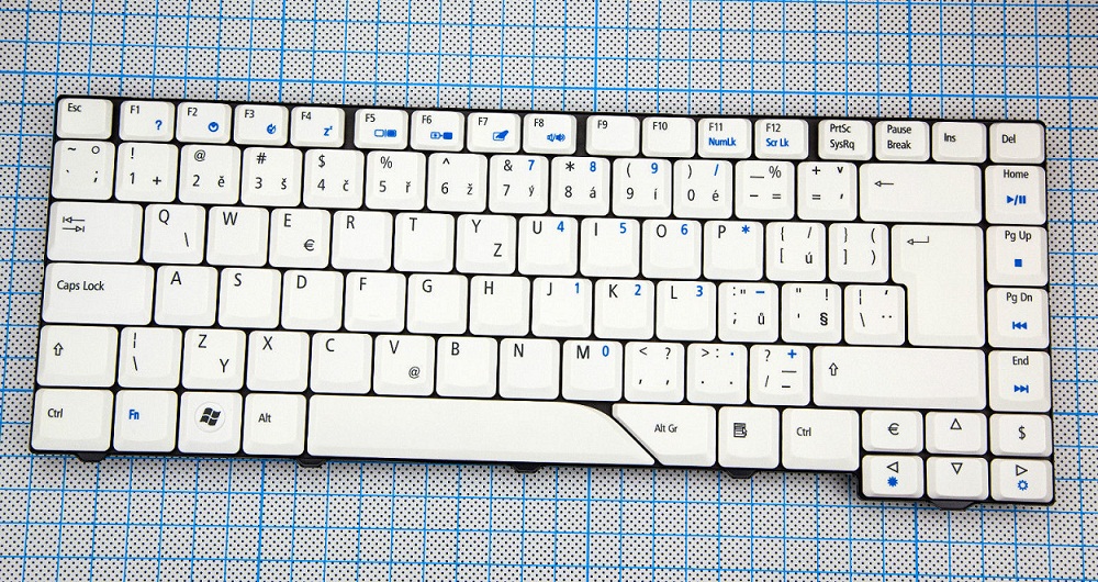 CZ klávesnice pro Acer Aspire 4920 4920G 5220 5310 5315 5320 - šedá