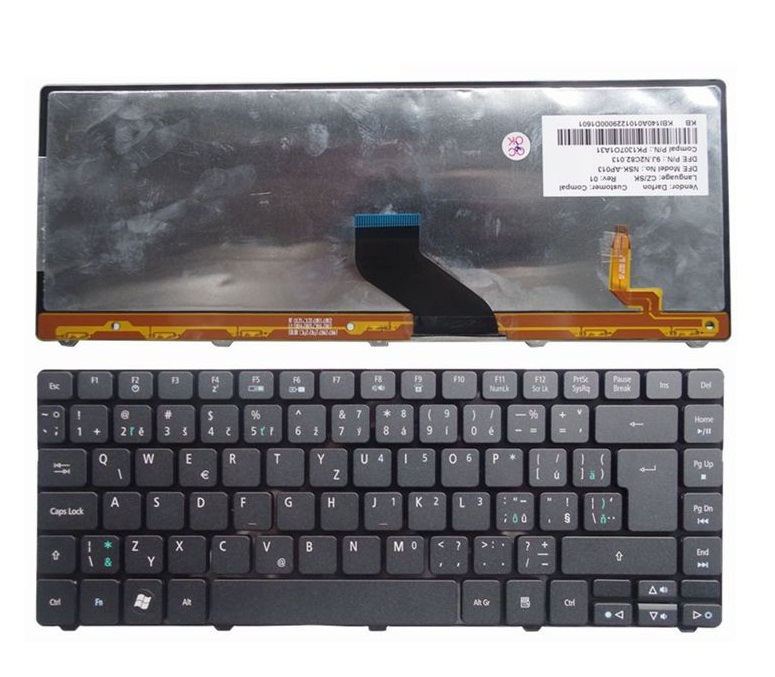 Klávesnice CZ/SK Acer Aspire 3410 4810T 4741G 4410T, podsvícení