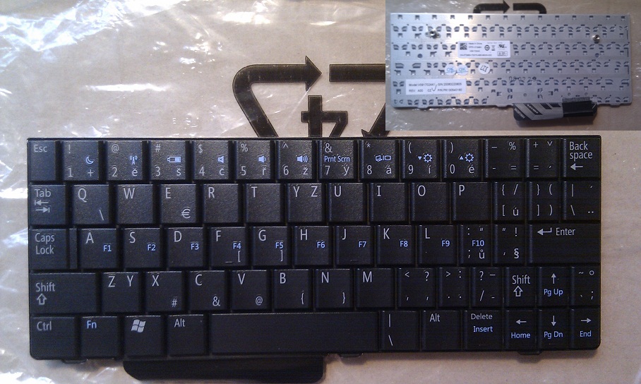 Klávesnice CZ Dell Inspiron mini 9 910